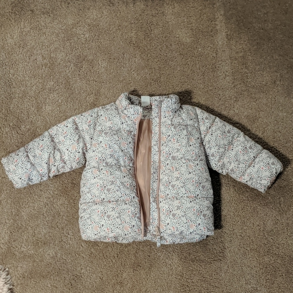 H&M girls size 12-18 month winter jacket